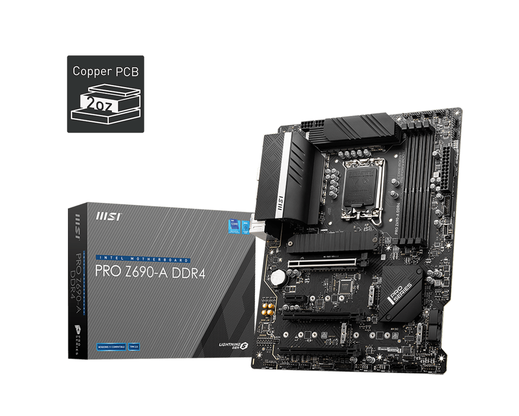 MSI PRO Intel Z690-A 3200MHz DDR4 LGA1700 ATX Anakart