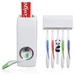 Diş Macunu Sıkma Aparatı ve Diş Fırçası Tutucu