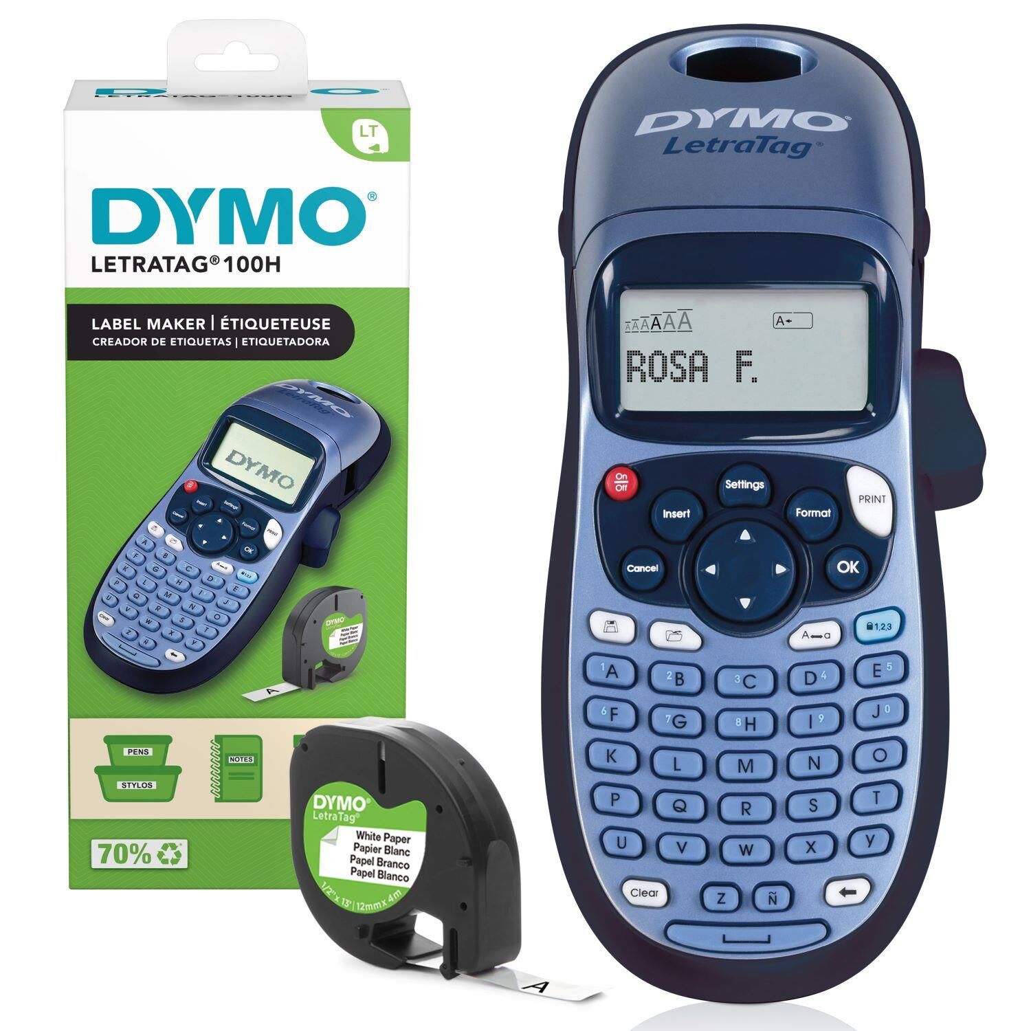 DYMO Letratag Baskı Makinesi + 1 Adet Etiket
